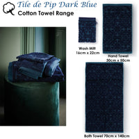 PIP Studio Tile de Pip Dark Blue Wash Mitt 16cm x 22cm Home & Garden Kings Warehouse 