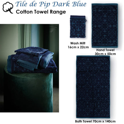 PIP Studio Tile de Pip Dark Blue Wash Mitt 16cm x 22cm Home & Garden Kings Warehouse 