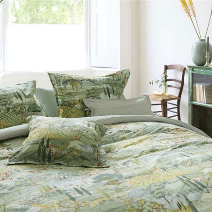 PIP Studio Toscana Green Cotton Quilt Cover Set Queen Home & Garden Kings Warehouse 