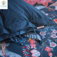 PIP Studio Tree of Life Dark Blue 100% Cotton Quilt Cover Set Queen Home & Garden Kings Warehouse 