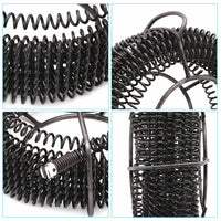 Plumber Drain Snake Pipe Metal Cleaner Pipeline Sewer 12M + 6 Drill Bit Tool DIY Health & Beauty Kings Warehouse 