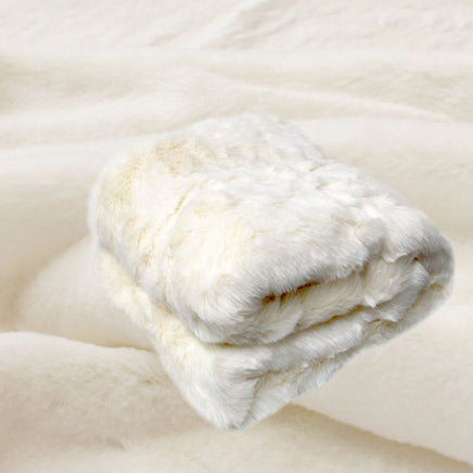 Polar Bear Luxury Faux Fur Throw Rug 127 x 152 cm Home & Garden Kings Warehouse 