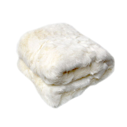 Polar Bear Luxury Faux Fur Throw Rug 127 x 152 cm Home & Garden Kings Warehouse 