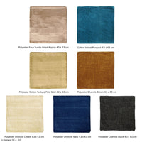 Polyester Chenille Cushion Cover Brown Home & Garden Kings Warehouse 