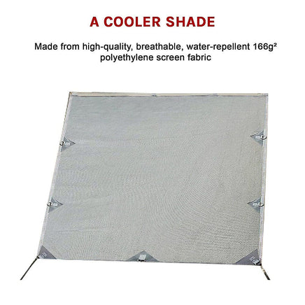 Pop Top Caravan Privacy Screen Sun Shade Side Extension 2.1 x 1.8m Home & Garden Kings Warehouse 
