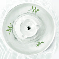 Porcelain Electric Pet Water Fountain Dog Cat Ceramic Water Feeder Bowl Dispenser Pet Care Kings Warehouse 