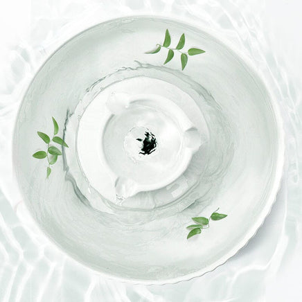 Porcelain Electric Pet Water Fountain Dog Cat Ceramic Water Feeder Bowl Dispenser Pet Care Kings Warehouse 