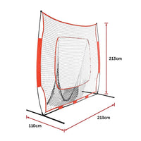 Portable Baseball Training Net Stand Softball Practice Sports Tennis Sports & Fitness Kings Warehouse 