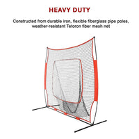 Portable Baseball Training Net Stand Softball Practice Sports Tennis Sports & Fitness Kings Warehouse 