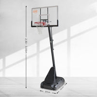 Portable Basketball Hoop System 2.3 to 3.05m for Kids & Adults Kings Warehouse 