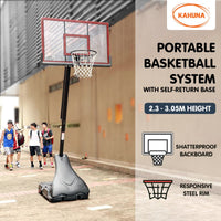 Portable Basketball Ring Stand w/ Adjustable Height Ball Holder Kings Warehouse 