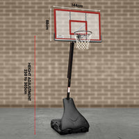 Portable Basketball Ring Stand w/ Adjustable Height Ball Holder Kings Warehouse 