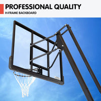 Portable Basketball Ring Stand w/ Adjustable Height Ball Holder Kings Warehouse 