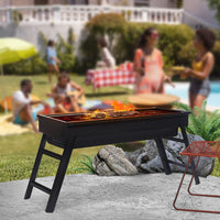 Portable Charcoal BBQ Grill Barbecue Kings Warehouse 