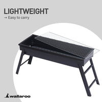 Portable Charcoal BBQ Grill Barbecue Kings Warehouse 