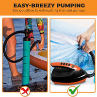 Portable Electric Air Pump 12V for Inflatable Paddle Boards Kings Warehouse 