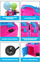 Portable Electric Balloon Air Pump+ 80PCS Ballons Inflator 600W Power 2 Nozzles Kings Warehouse 