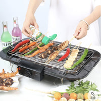 Portable Electric BBQ Grill Teppanyaki Smokeless Barbeque Pan Hot Plate Table Black Home & Garden Kings Warehouse 