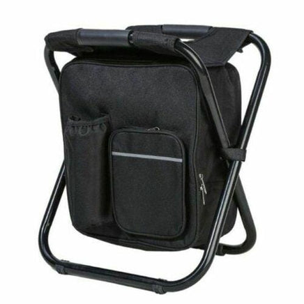 Portable Folding Backpack Chair Camping Stool Cooler Bag Rucksack Beach Fishing 150kg load comb Outdoor Kings Warehouse 