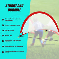 Portable Kids Soccer Goal Set with Cones Sports & Fitness Kings Warehouse 