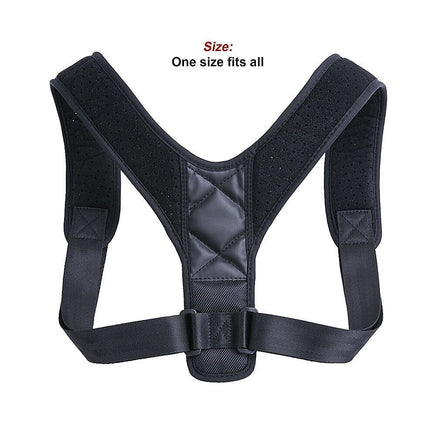 Posture Corrector Clavicle Support Back Straightener Shoulder Brace Strap Health & Beauty Kings Warehouse 