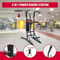 Power Boxing Station Stand Gym Speed Ball Punching Bag Sports & Fitness Kings Warehouse 