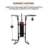 Power Boxing Station Stand Gym Speed Ball Punching Bag Sports & Fitness Kings Warehouse 