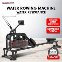 Powertrain 13L Water Resistance Rowing Machine Rower Kings Warehouse 