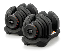 Powertrain 2 x 40kg Powertrain Adjustable Dumbbells Home Gym Set Sports & Fitness Kings Warehouse 
