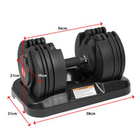 Powertrain 20kg Gen2 Home Gym Adjustable Dumbbell Kings Warehouse 