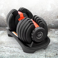 Powertrain 24kg Adjustable Dumbbell Home & Garden Kings Warehouse 