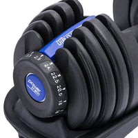 Powertrain 24KG Adjustable Home Gym Dumbbell - Blue Kings Warehouse 