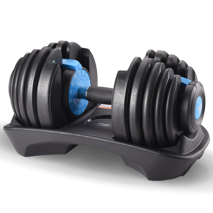 Powertrain 24KG Adjustable Home Gym Dumbbell - Blue Sports & Fitness Kings Warehouse 