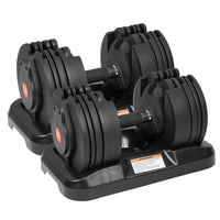 Powertrain 2x 20kg Gen2 Home Gym Adjustable Dumbbell Kings Warehouse 