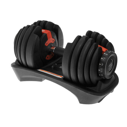 Powertrain 2x 24kg Adjustable Dumbbells with Stand Sports & Fitness Kings Warehouse 