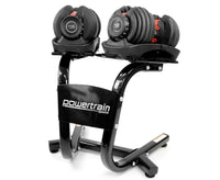 Powertrain 2x 24kg Adjustable Dumbbells with Stand Sports & Fitness Kings Warehouse 