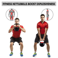 Powertrain 2x Adjustable Kettlebells Weights Dumbbell 18kg Kings Warehouse 