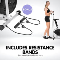 Powertrain 3-in-1 Elliptical Cross Trainer Exercise Bike with Resistance Bands Kings Warehouse 