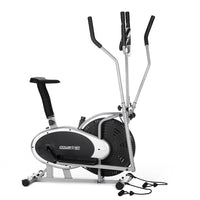 Powertrain 3-in-1 Elliptical Cross Trainer Exercise Bike with Resistance Bands Kings Warehouse 