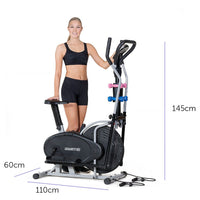 Powertrain 5-in-1 Elliptical Cross Trainer Bike with Dumbbell Sets Kings Warehouse 