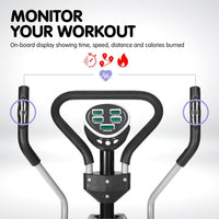 Powertrain 5-in-1 Elliptical Cross Trainer Bike with Dumbbell Sets Kings Warehouse 