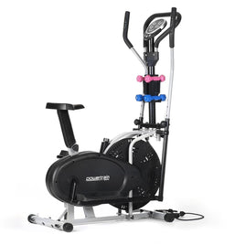 Powertrain 5-in-1 Elliptical Cross Trainer Bike with Dumbbell Sets Kings Warehouse 