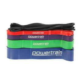 Powertrain 5x Home Workout Resistance Bands Gym Exercise Kings Warehouse 