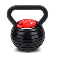 Powertrain Adjustable Kettle Bell Weights Dumbbell 18kg Kings Warehouse 