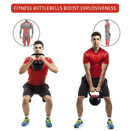 Powertrain Adjustable Kettle Bell Weights Dumbbell 18kg Kings Warehouse 