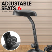 Powertrain Air Resistance Fan Exercise Bike for Cardio - Red Kings Warehouse 