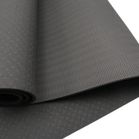 Powertrain Eco-friendly Dual Layer 6mm Yoga Mat | Midnight | Non-slip Surface And Carry Strap For Ultimate Comfort And Portability Kings Warehouse 