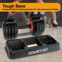 Powertrain GEN2 Pro Adjustable Dumbbell Set - 50kg Kings Warehouse 