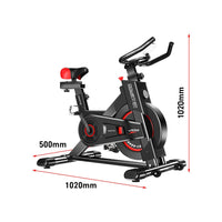 Powertrain IS-500 Heavy-Duty Exercise Spin Bike Electroplated - Black Kings Warehouse 