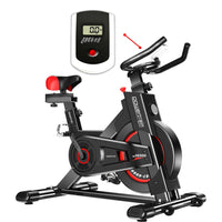 Powertrain IS-500 Heavy-Duty Exercise Spin Bike Electroplated - Black Kings Warehouse 